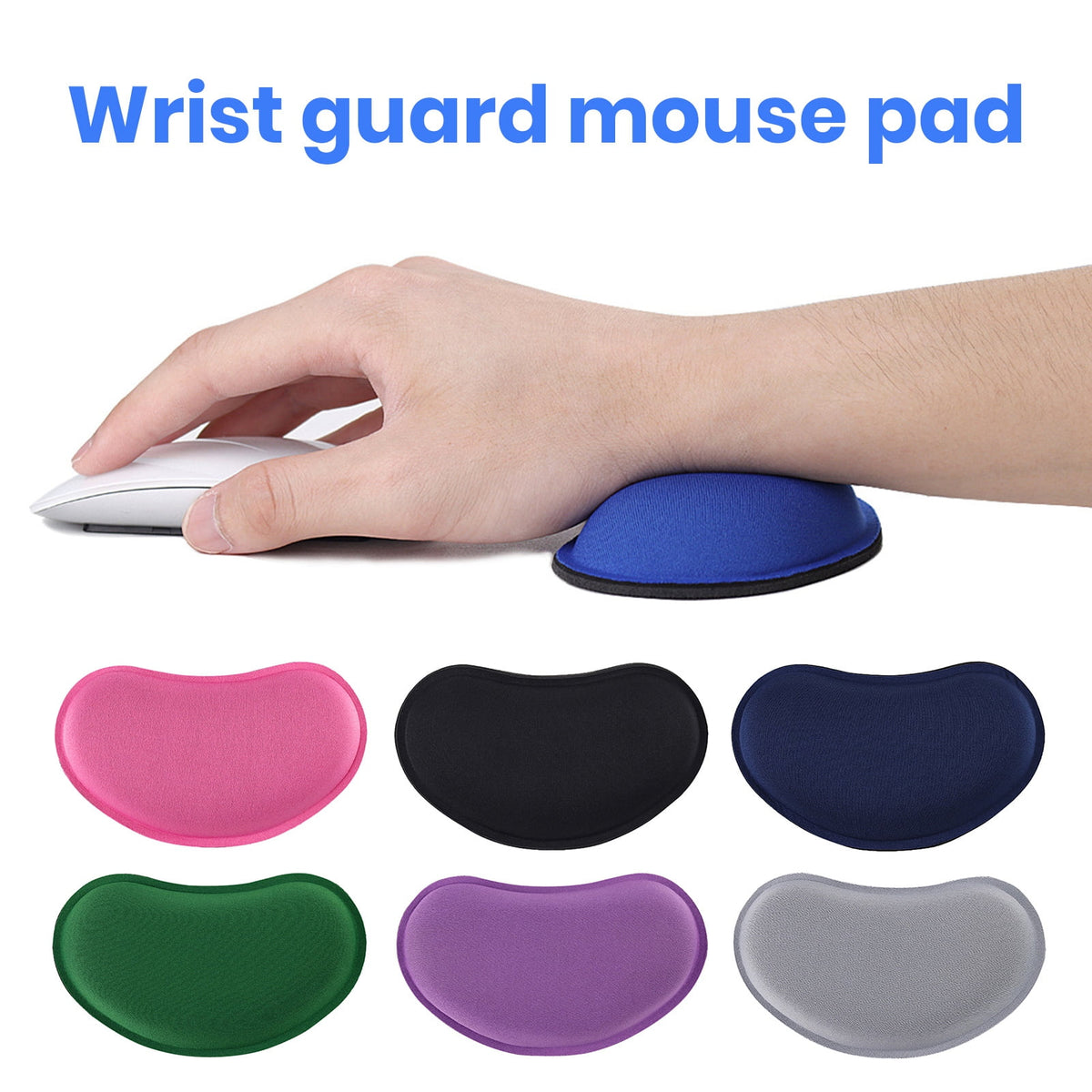 Ergonomic Mouse Wrist Cushion, Slow-Rebound Support Pad with Non-Slip Base for Home and Office - Image 2