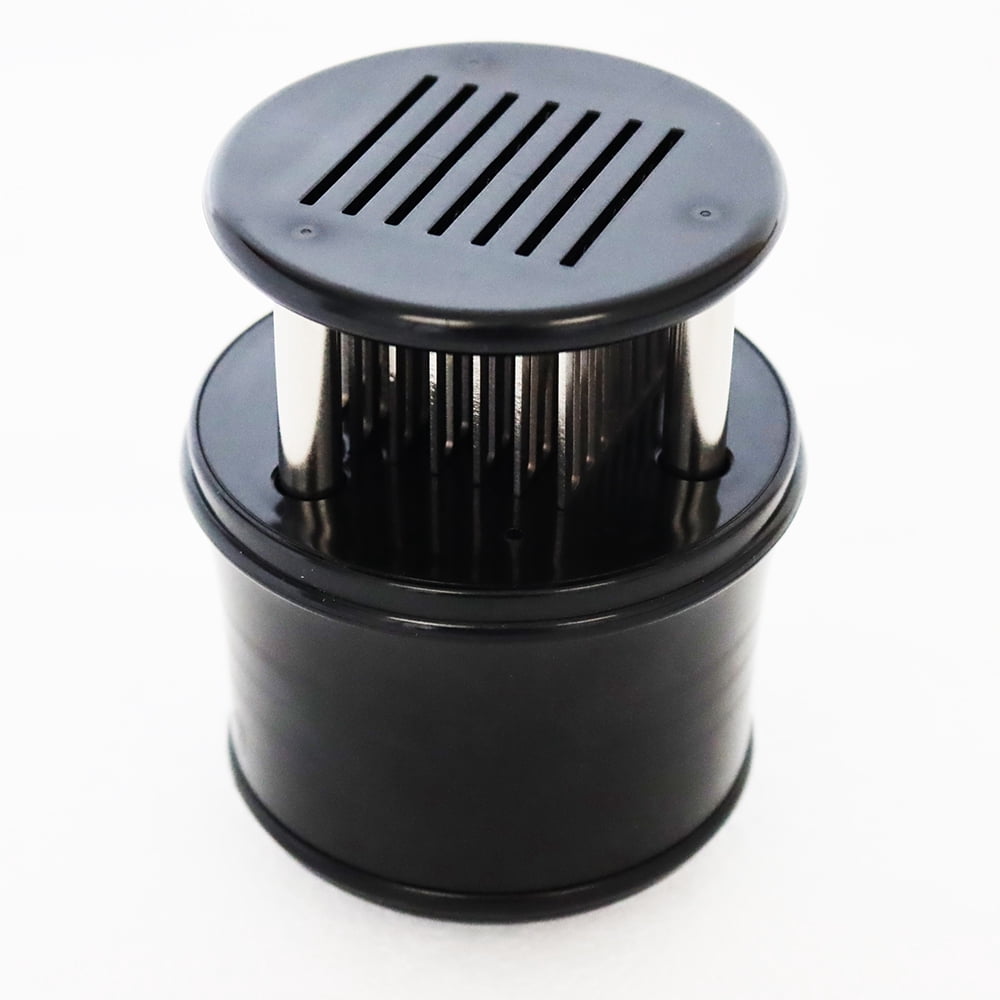 56-Needle Meat Tenderizer with Stainless Steel Blades and Safety Cover, Handheld Press - Image 2