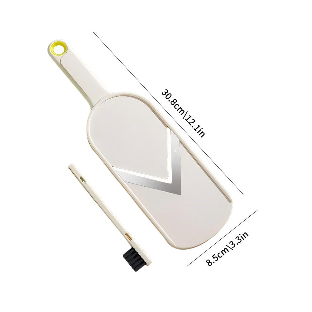 V-Blade Hand Shredder for Cabbage and Vegetables, Fine 1mm Slicer with Cleaning Brush - Image 4