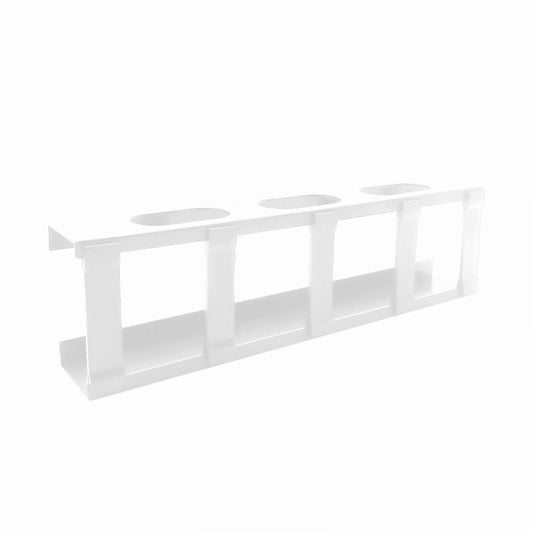 Adjustable Under-Desk Cable Tray, Open Wire Management Basket for Standing and Office Desks