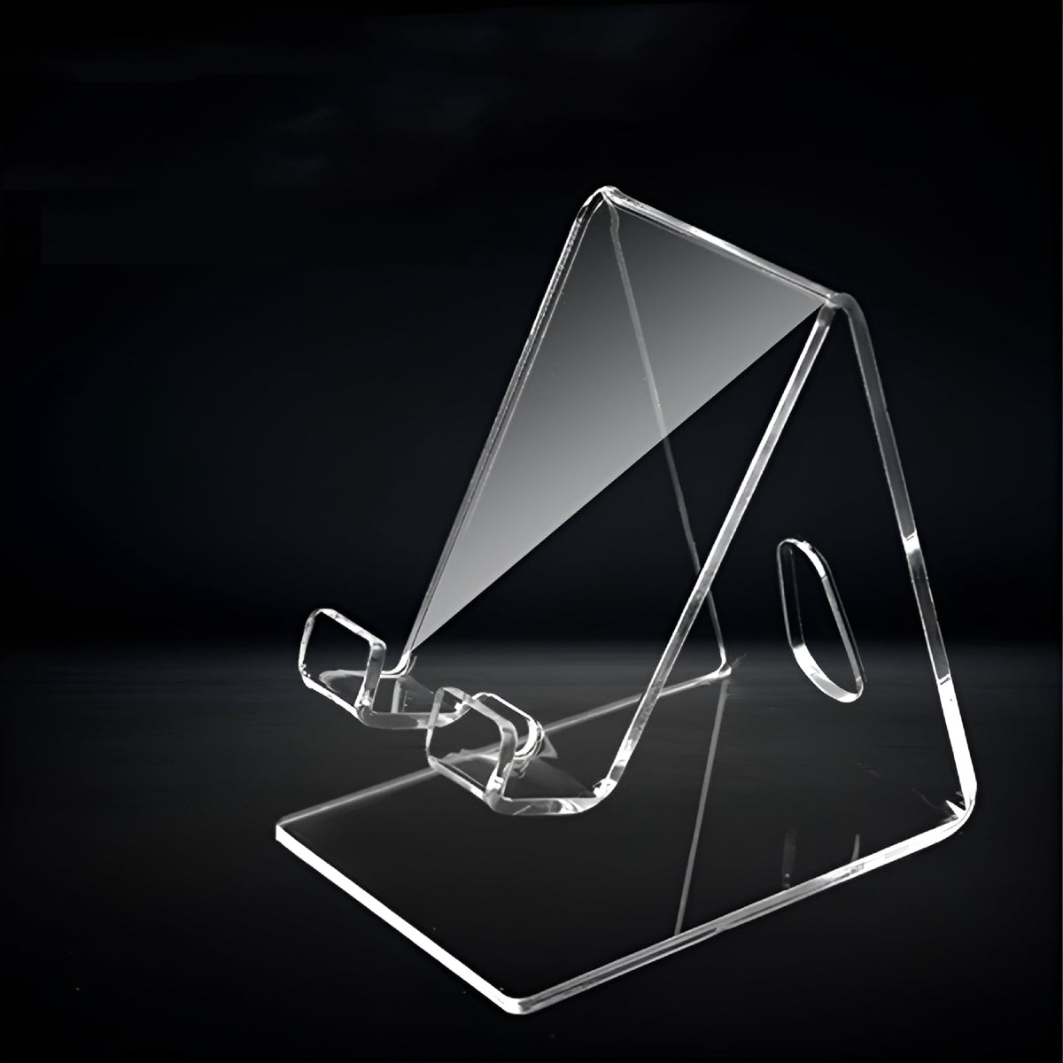 Clear Acrylic Phone Stand for Desk, Pack of 2 - Image 3